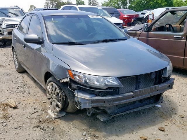 KNAFU4A20B5895983 - 2011 KIA FORTE EX GRAY photo 1