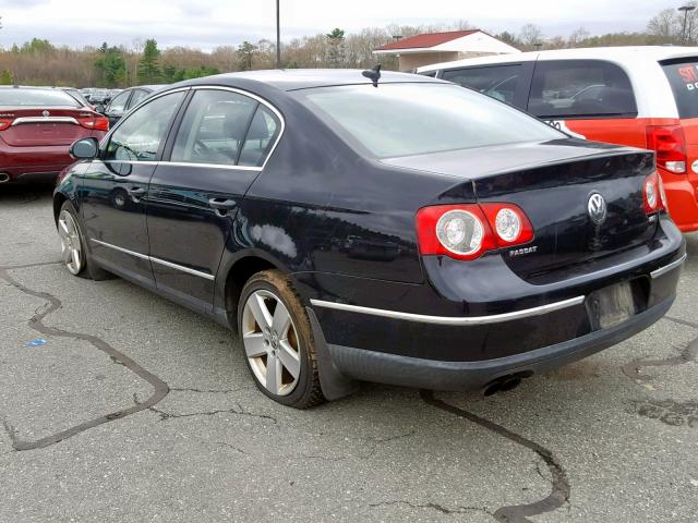 WVWAK73C68P035934 - 2008 VOLKSWAGEN PASSAT KOM BLACK photo 3