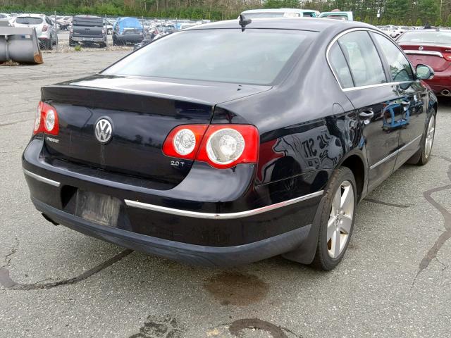 WVWAK73C68P035934 - 2008 VOLKSWAGEN PASSAT KOM BLACK photo 4