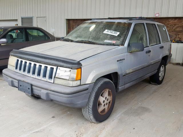 1J4GZ58S3SC561683 - 1995 JEEP GRAND CHER SILVER photo 2