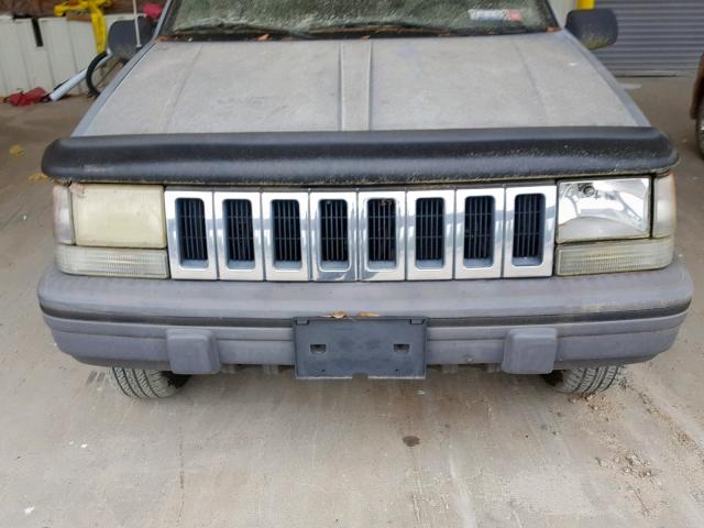 1J4GZ58S3SC561683 - 1995 JEEP GRAND CHER SILVER photo 9