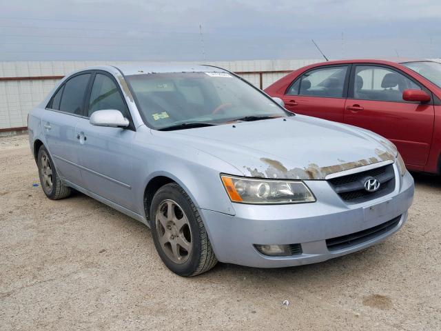 5NPEU46F76H126994 - 2006 HYUNDAI SONATA GLS BLUE photo 1