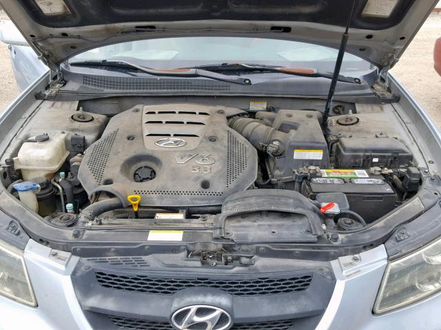 5NPEU46F76H126994 - 2006 HYUNDAI SONATA GLS BLUE photo 7