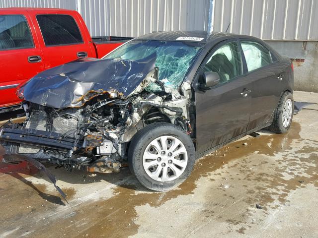 KNAFU4A2XB5426027 - 2011 KIA FORTE EX GRAY photo 2