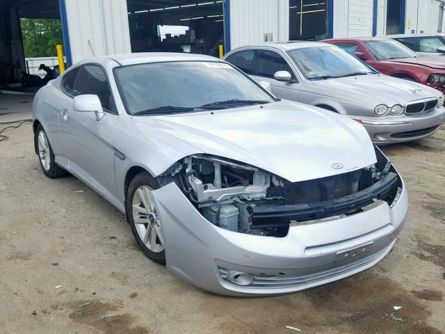 KMHHM66D47U255477 - 2007 HYUNDAI TIBURON GS SILVER photo 1