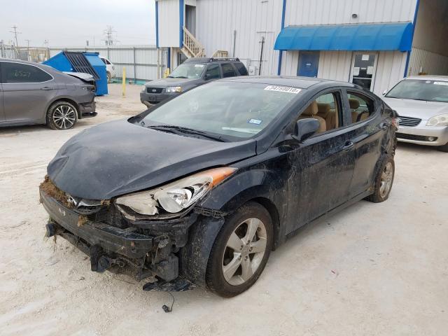 KMHDH4AE0CU353844 - 2012 HYUNDAI ELANTRA GLS  photo 2