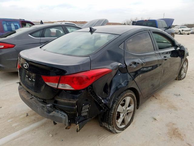 KMHDH4AE0CU353844 - 2012 HYUNDAI ELANTRA GLS  photo 4