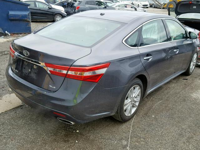 4T1BK1EBXFU163514 - 2015 TOYOTA AVALON XLE CHARCOAL photo 4
