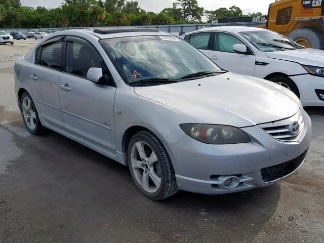 JM1BK323841202032 - 2004 MAZDA 3 S GRAY photo 1