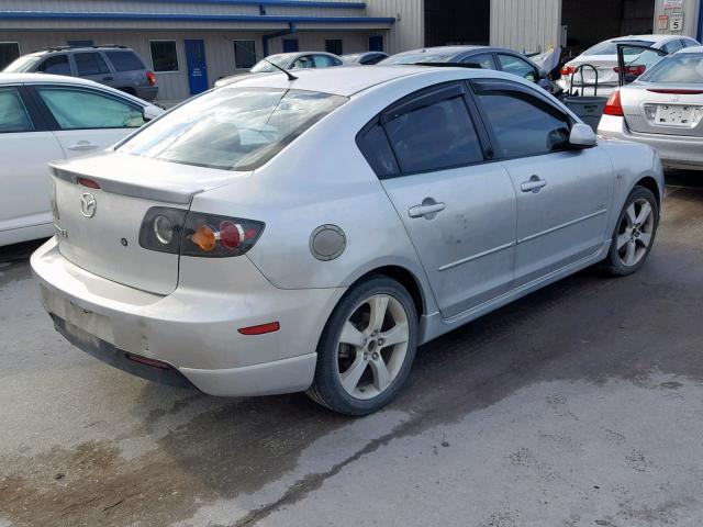 JM1BK323841202032 - 2004 MAZDA 3 S GRAY photo 4