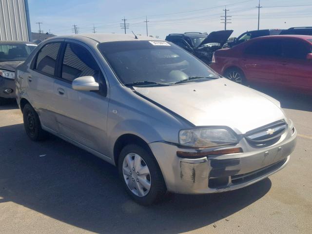 KL1TD526X5B321854 - 2005 CHEVROLET AVEO BASE SILVER photo 1