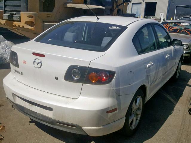 JM1BK124761407387 - 2006 MAZDA 3 S WHITE photo 4