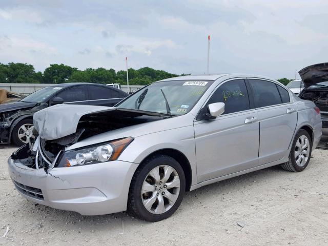 1HGCP26899A199348 - 2009 HONDA ACCORD EXL SILVER photo 2