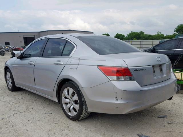 1HGCP26899A199348 - 2009 HONDA ACCORD EXL SILVER photo 3