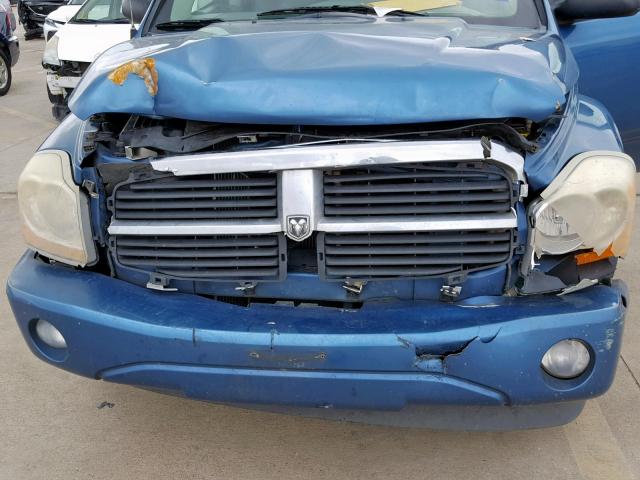 1D4HD48K94F202569 - 2004 DODGE DURANGO SL BLUE photo 7