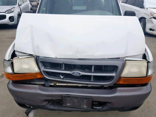 1FTYR10V9YPC03644 - 2000 FORD RANGER WHITE photo 7