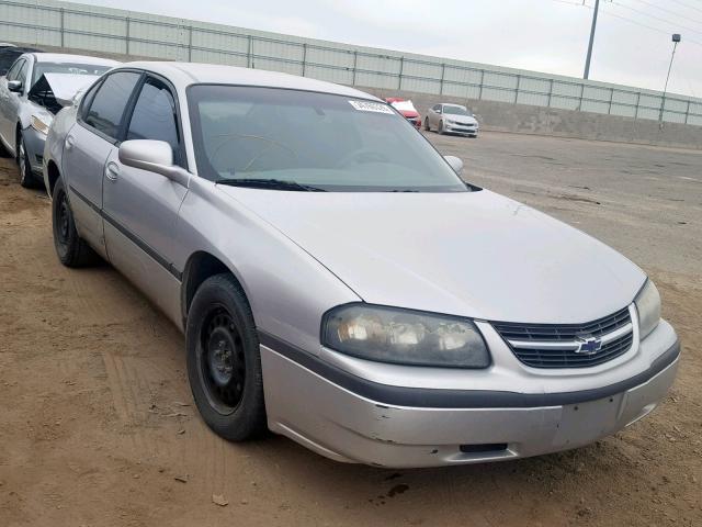 2G1WF55E539328592 - 2003 CHEVROLET IMPALA SILVER photo 1