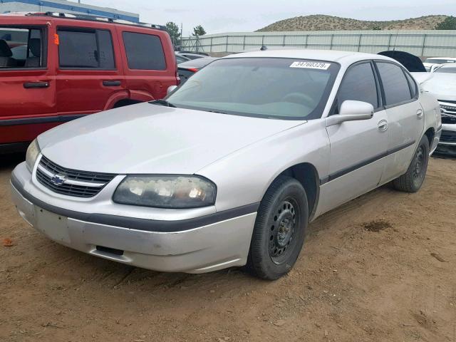 2G1WF55E539328592 - 2003 CHEVROLET IMPALA SILVER photo 2