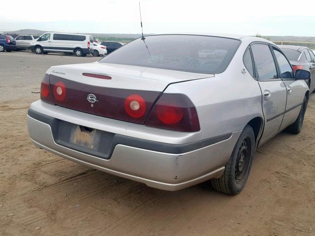 2G1WF55E539328592 - 2003 CHEVROLET IMPALA SILVER photo 4