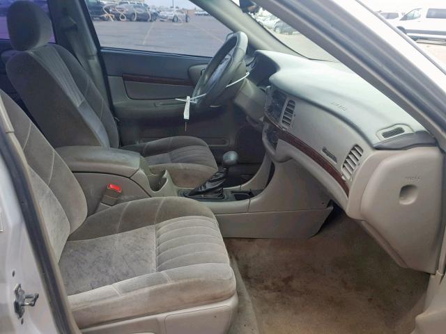 2G1WF55E539328592 - 2003 CHEVROLET IMPALA SILVER photo 5