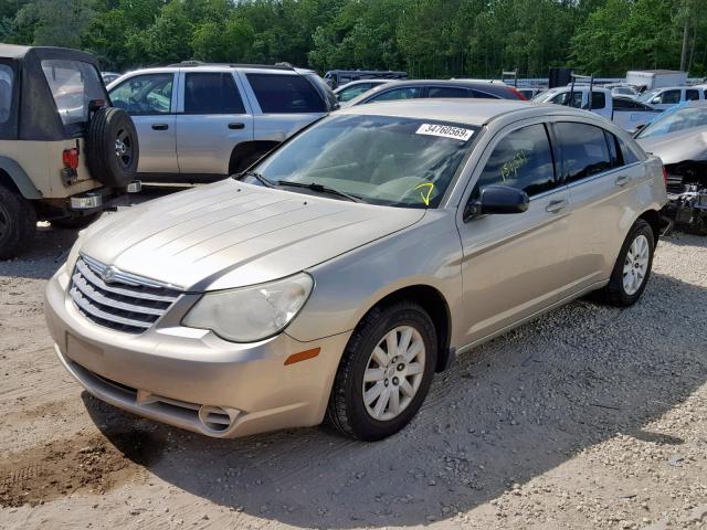 1C3LC46K48N212696 - 2008 CHRYSLER SEBRING LX GOLD photo 2