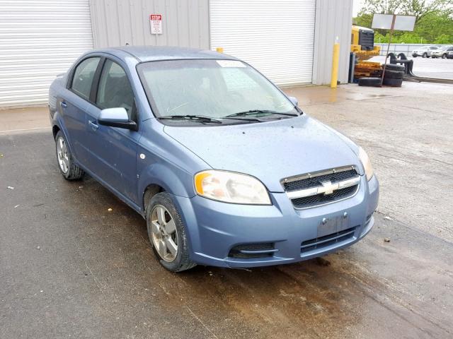 KL1TD56618B014622 - 2008 CHEVROLET AVEO BASE Көк фото 1