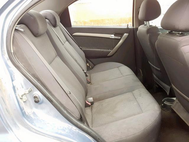 KL1TD56618B014622 - 2008 CHEVROLET AVEO BASE Көк фото 6