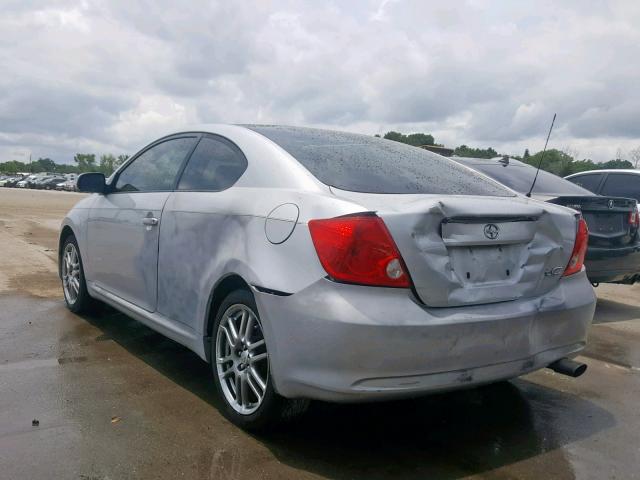 JTKDE177950011042 - 2005 TOYOTA SCION TC SILVER photo 3