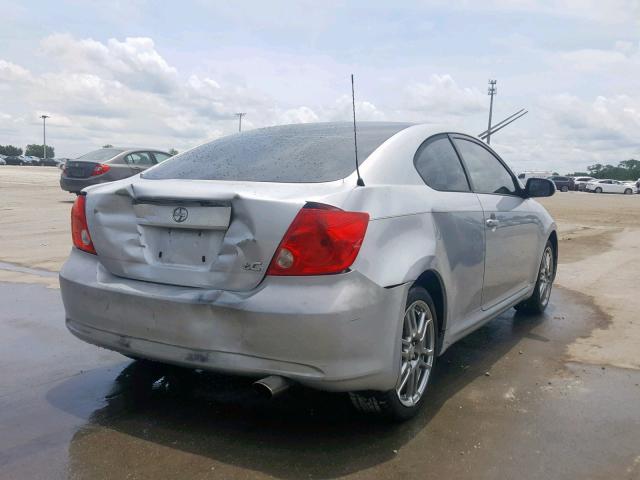JTKDE177950011042 - 2005 TOYOTA SCION TC SILVER photo 4