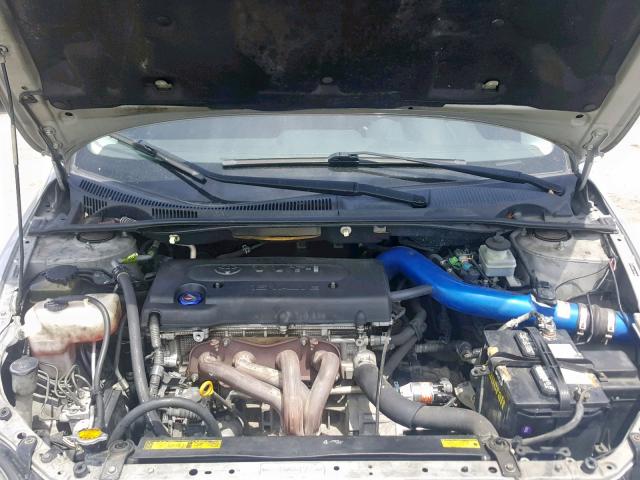 JTKDE177950011042 - 2005 TOYOTA SCION TC SILVER photo 7