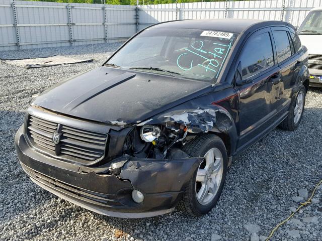 1B3HB48B97D160425 - 2007 DODGE CALIBER SX BLACK photo 2