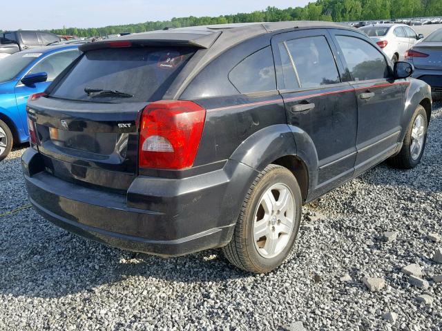 1B3HB48B97D160425 - 2007 DODGE CALIBER SX BLACK photo 4