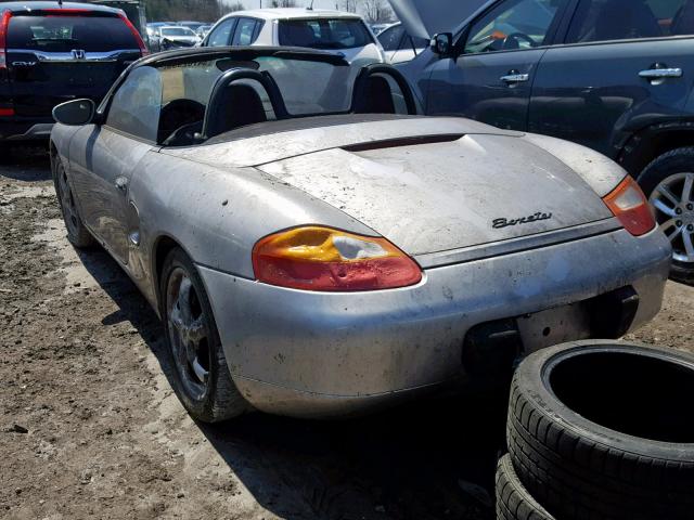 WP0CA29841U620438 - 2001 PORSCHE BOXSTER SILVER photo 3