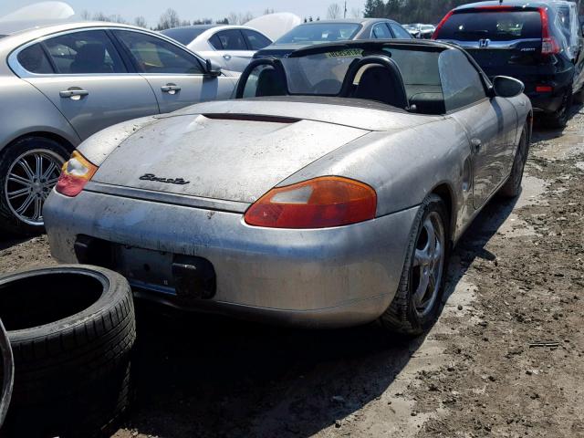 WP0CA29841U620438 - 2001 PORSCHE BOXSTER SILVER photo 4