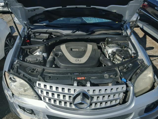 4JGBB86E78A405990 - 2008 MERCEDES-BENZ ML 350 SILVER photo 7