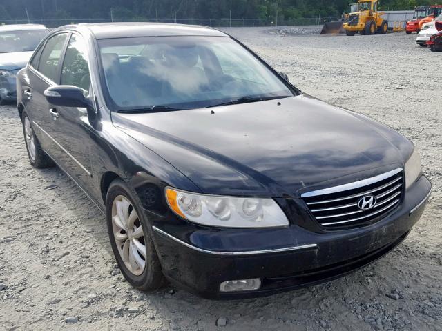 KMHFC46F18A303133 - 2008 HYUNDAI AZERA SE BLACK photo 1