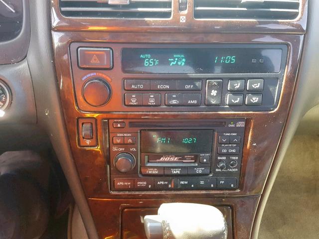 JNKBY31A0WM402692 - 1998 INFINITI Q45 BASE CREAM photo 9