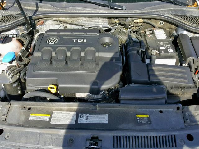 1VWBV7A37FC072149 - 2015 VOLKSWAGEN PASSAT SE GRAY photo 7