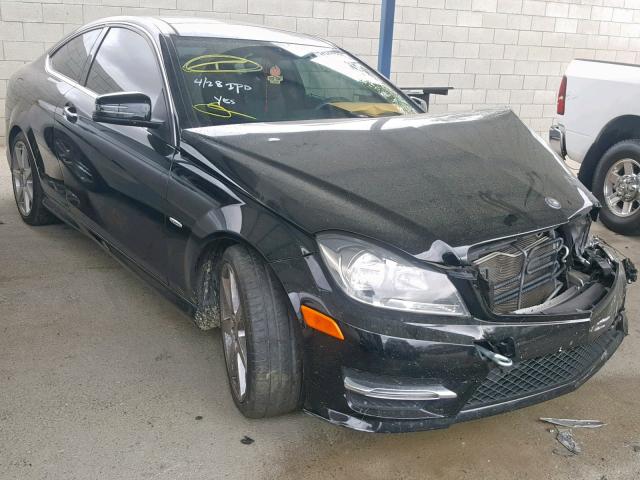 WDDGJ4HB8EG278156 - 2014 MERCEDES-BENZ C 250 BLACK photo 1