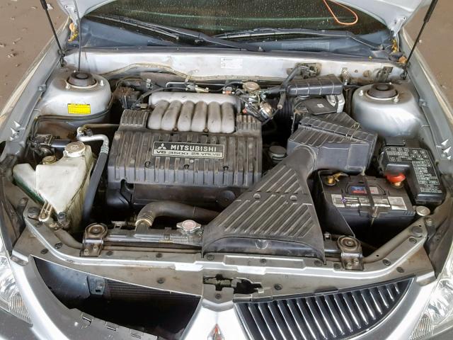 6MMAP67P54T007056 - 2004 MITSUBISHI DIAMANTE L GRAY photo 7