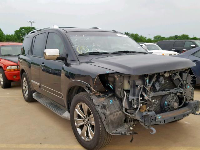 5N1BA0NFXDN611080 - 2013 NISSAN ARMADA PLA BLACK photo 1