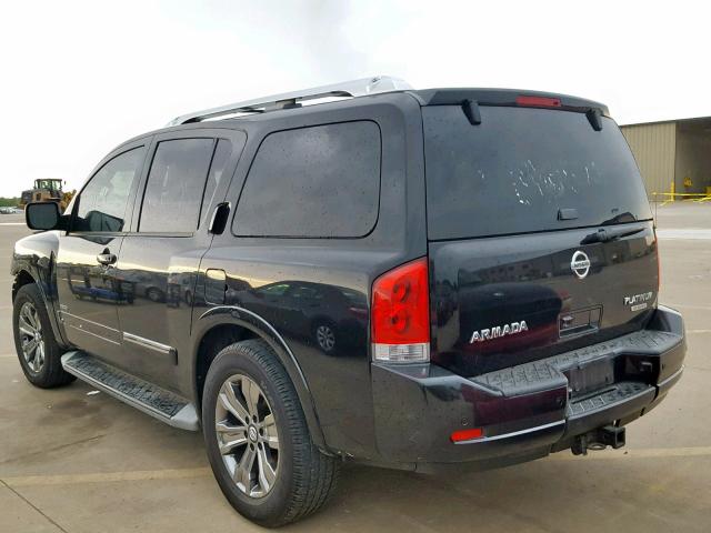 5N1BA0NFXDN611080 - 2013 NISSAN ARMADA PLA BLACK photo 3