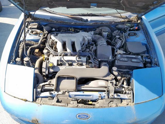 1ZVCT22B0P5136136 - 1993 FORD PROBE GT BLUE photo 7