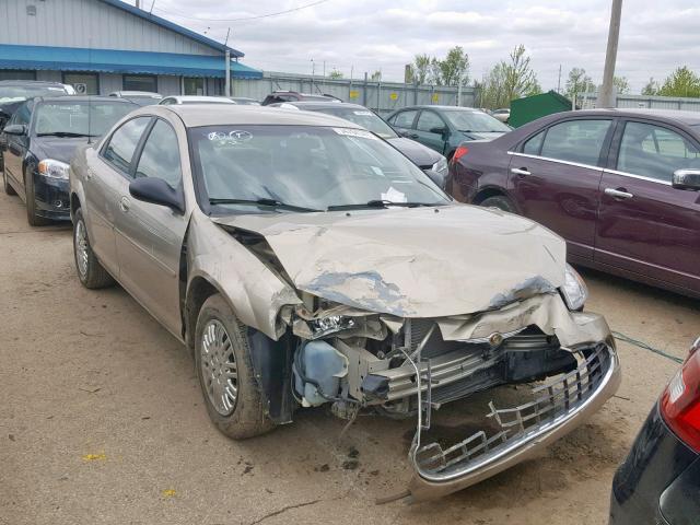 1C3EL46R52N156149 - 2002 CHRYSLER SEBRING LX GOLD photo 1