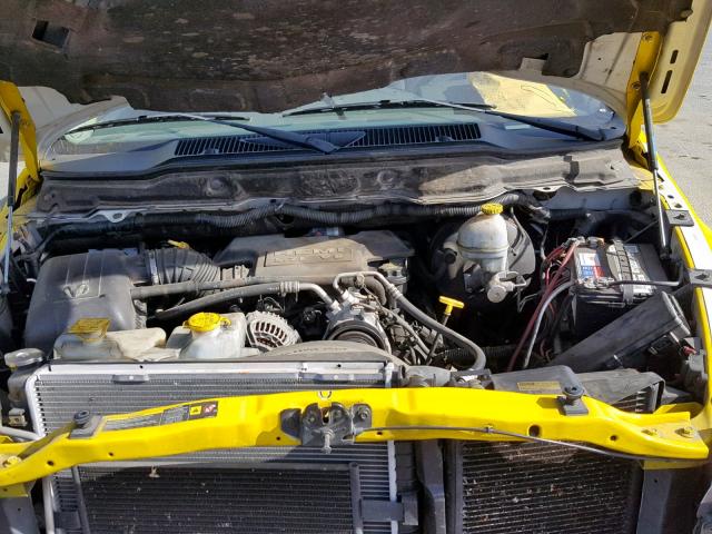 3D6WR26D06G188183 - 2006 DODGE RAM 2500 S ყვითელი ფოტო 7