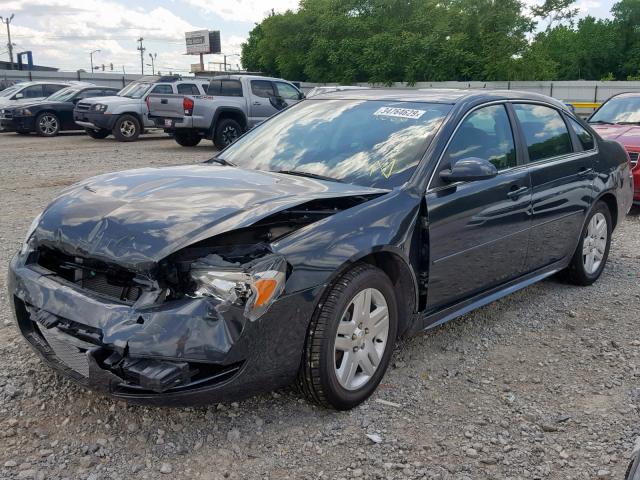 2G1WB5E31E1151373 - 2014 CHEVROLET IMPALA LIM CHARCOAL photo 2