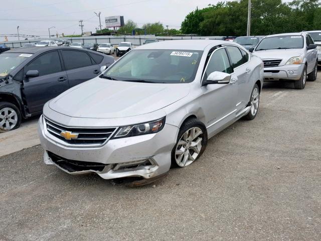 2G1145S34G9189600 - 2016 CHEVROLET IMPALA LTZ SILVER photo 2