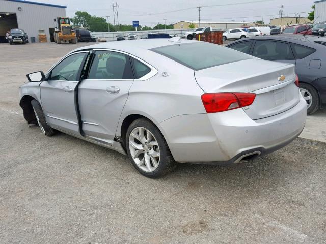 2G1145S34G9189600 - 2016 CHEVROLET IMPALA LTZ SILVER photo 3