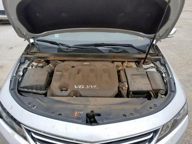 2G1145S34G9189600 - 2016 CHEVROLET IMPALA LTZ SILVER photo 7