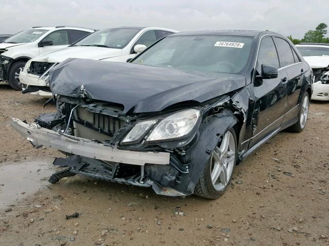 WDDHF5GB4BA346304 - 2011 MERCEDES-BENZ E 350 BLACK photo 2